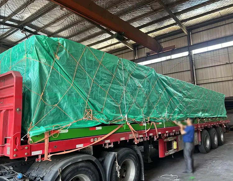 3 Axle Flatbed Semi-Trailers for Mauritius-flatbed trailer_skeletal trailer_low bed trailer_dump trailer_cargo trailer-Shandong Jiuzhou Automobile Manufacturing Co., Ltd. 3 Axle Flatbed Semi-Trailers for Mauritius-flatbed trailer_skeletal trailer_low bed trailer_dump trailer_cargo trailer-Shandong Jiuzhou Automobile Manufacturing Co., Ltd.