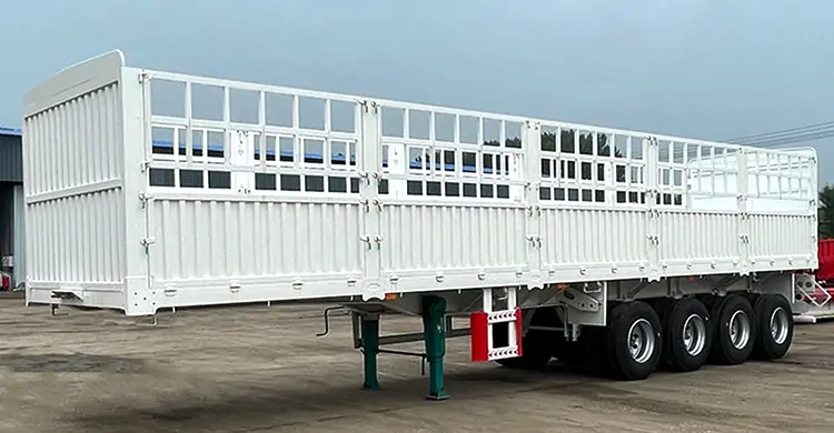 2025 New 4 Axle Fence Trailer-semi trailer-Shandong Jiuzhou Automobile Manufacturing Co., Ltd.