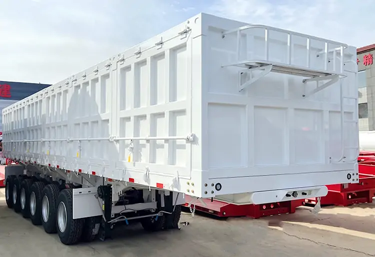 6 axle 100Ton Side Dump Trailer-flatbed trailer_skeletal trailer_low bed trailer_dump trailer_cargo trailer-Shandong Jiuzhou Automobile Manufacturing Co., Ltd. 6 axle 100Ton Side Dump Trailer-flatbed trailer_skeletal trailer_low bed trailer_dump trailer_cargo trailer-Shandong Jiuzhou Automobile Manufacturing Co., Ltd.