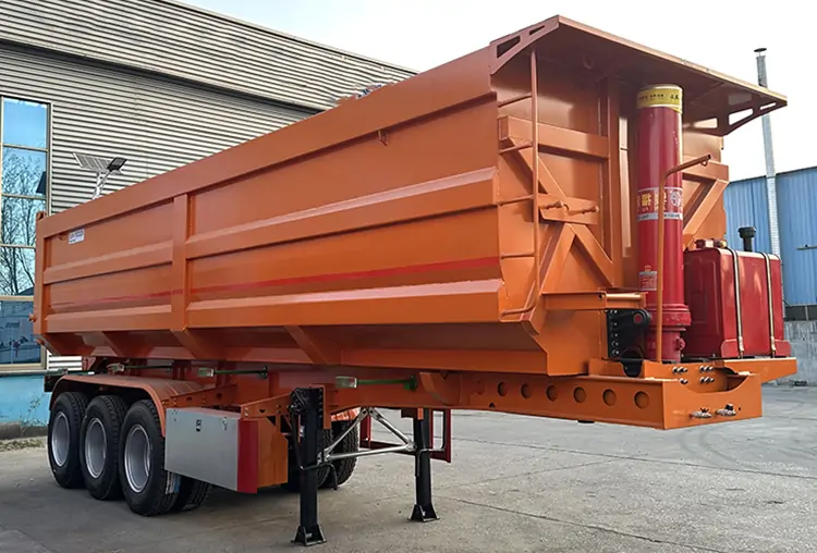 2025 New Tri Axle 60Ton Dump Trailer-flatbed trailer_skeletal trailer_low bed trailer_dump trailer_cargo trailer-Shandong Jiuzhou Automobile Manufacturing Co., Ltd. 2025 New Tri Axle 60Ton Dump Trailer-flatbed trailer_skeletal trailer_low bed trailer_dump trailer_cargo trailer-Shandong Jiuzhou Automobile Manufacturing Co., Ltd.