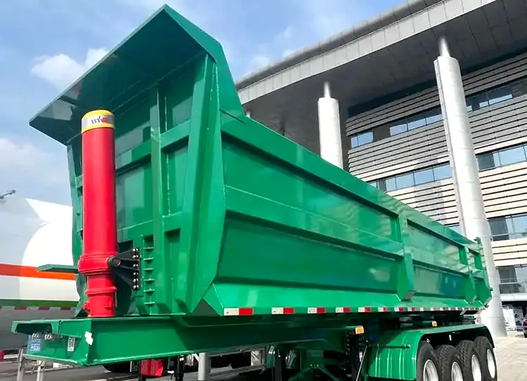 5 Axle 80Ton Dump Trailer-flatbed trailer_skeletal trailer_low bed trailer_dump trailer_cargo trailer-Shandong Jiuzhou Automobile Manufacturing Co., Ltd. 5 Axle 80Ton Dump Trailer-flatbed trailer_skeletal trailer_low bed trailer_dump trailer_cargo trailer-Shandong Jiuzhou Automobile Manufacturing Co., Ltd.