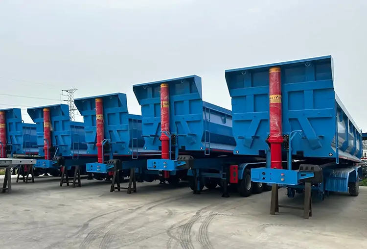 4 Axle U 80Ton Tipper Trailer-flatbed trailer_skeletal trailer_low bed trailer_dump trailer_cargo trailer-Shandong Jiuzhou Automobile Manufacturing Co., Ltd. 4 Axle U 80Ton Tipper Trailer-flatbed trailer_skeletal trailer_low bed trailer_dump trailer_cargo trailer-Shandong Jiuzhou Automobile Manufacturing Co., Ltd.