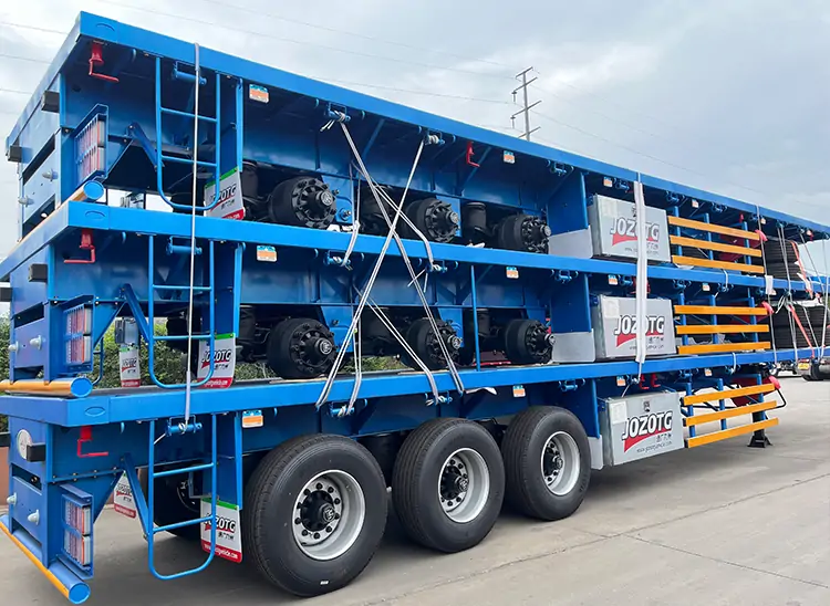 Provider of One-stop Trailer Manufacturer-flatbed trailer_skeletal trailer_low bed trailer_dump trailer_cargo trailer-Shandong Jiuzhou Automobile Manufacturing Co., Ltd. Provider of One-stop Trailer Manufacturer-flatbed trailer_skeletal trailer_low bed trailer_dump trailer_cargo trailer-Shandong Jiuzhou Automobile Manufacturing Co., Ltd.