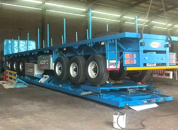 Provider of One-stop Trailer Manufacturer-flatbed trailer_skeletal trailer_low bed trailer_dump trailer_cargo trailer-Shandong Jiuzhou Automobile Manufacturing Co., Ltd. Provider of One-stop Trailer Manufacturer-flatbed trailer_skeletal trailer_low bed trailer_dump trailer_cargo trailer-Shandong Jiuzhou Automobile Manufacturing Co., Ltd.