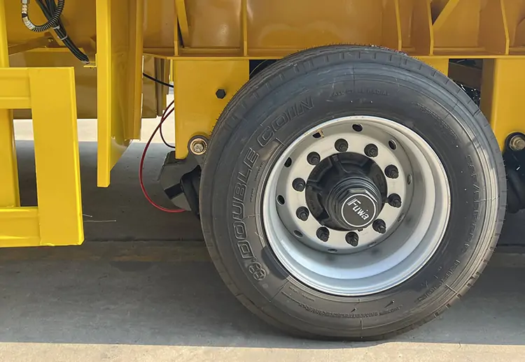 3 Axle 80Ton Foldable Gooseneck Low bed Semi Trailer-flatbed trailer_skeletal trailer_low bed trailer_dump trailer_cargo trailer-Shandong Jiuzhou Automobile Manufacturing Co., Ltd.