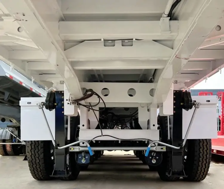 40CBM 30TON 3 Axle U Dump Trailer-flatbed trailer_skeletal trailer_low bed trailer_dump trailer_cargo trailer-Shandong Jiuzhou Automobile Manufacturing Co., Ltd.