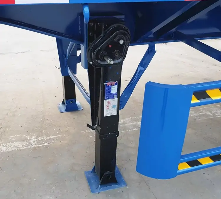 3 Axle Animal Fence Truck Trailer-flatbed trailer_skeletal trailer_low bed trailer_dump trailer_cargo trailer-Shandong Jiuzhou Automobile Manufacturing Co., Ltd.