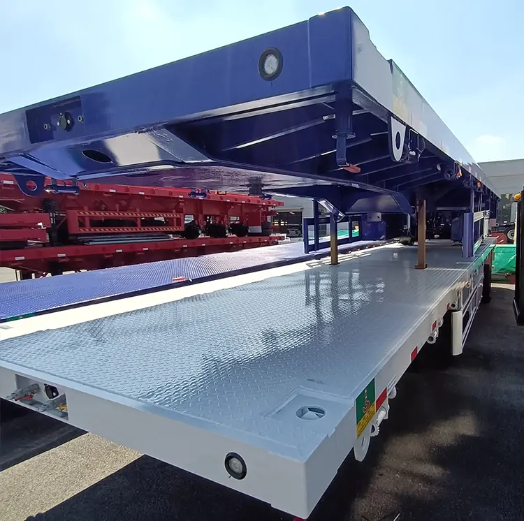 Provider of One-stop Trailer Manufacturer-flatbed trailer_skeletal trailer_low bed trailer_dump trailer_cargo trailer-Shandong Jiuzhou Automobile Manufacturing Co., Ltd.