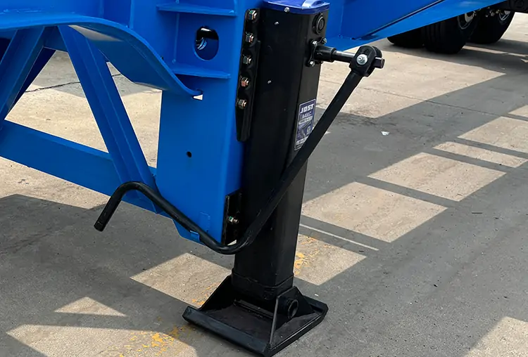 Factory Price 20feet & 40feet Skeleton Container Trailer (Copy)-flatbed trailer_skeletal trailer_low bed trailer_dump trailer_cargo trailer-Shandong Jiuzhou Automobile Manufacturing Co., Ltd.