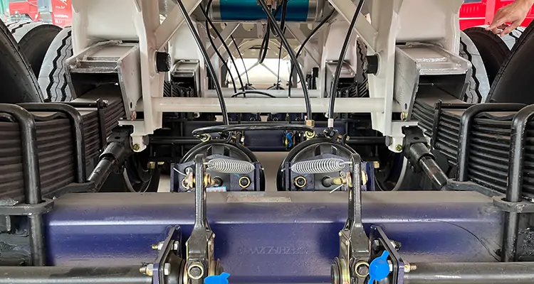 High Quality 3 Axle Side Wall Semi Trailer-flatbed trailer_skeletal trailer_low bed trailer_dump trailer_cargo trailer-Shandong Jiuzhou Automobile Manufacturing Co., Ltd.