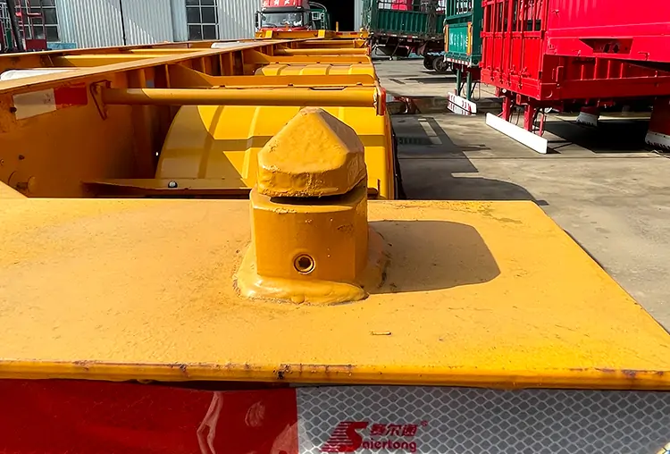 Factory Price New 20FT 40FT Skeleton Container Trailer-flatbed trailer_skeletal trailer_low bed trailer_dump trailer_cargo trailer-Shandong Jiuzhou Automobile Manufacturing Co., Ltd.