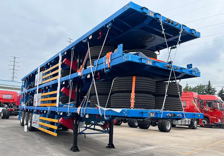 Flatbed Semi-Trailers From JOZOTG Drive Efficiency in Libya’s Post-War Logistics Boom-flatbed trailer_skeletal trailer_low bed trailer_dump trailer_cargo trailer-Shandong Jiuzhou Automobile Manufacturing Co., Ltd. Flatbed Semi-Trailers From JOZOTG Drive Efficiency in Libya’s Post-War Logistics Boom-flatbed trailer_skeletal trailer_low bed trailer_dump trailer_cargo trailer-Shandong Jiuzhou Automobile Manufacturing Co., Ltd.