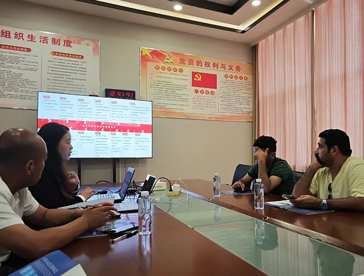 Libyan Delegation Visits JIUZHOU Manufacturer to Forge Partnership on Side-Tipper Semi-Trailers-flatbed trailer_skeletal trailer_low bed trailer_dump trailer_cargo trailer-Shandong Jiuzhou Automobile Manufacturing Co., Ltd.