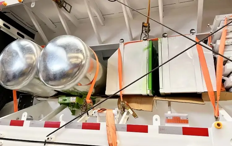 3 Axle Sidewall Semi-Trailer Shipped to Nigeria for Bulk Cargo Transportation-flatbed trailer_skeletal trailer_low bed trailer_dump trailer_cargo trailer-Shandong Jiuzhou Automobile Manufacturing Co., Ltd.