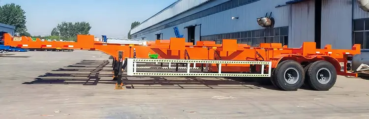 JOZOTG Skeleton Semi-Trailers Shipped to Senegal-flatbed trailer_skeletal trailer_low bed trailer_dump trailer_cargo trailer-Shandong Jiuzhou Automobile Manufacturing Co., Ltd. JOZOTG Skeleton Semi-Trailers Shipped to Senegal-flatbed trailer_skeletal trailer_low bed trailer_dump trailer_cargo trailer-Shandong Jiuzhou Automobile Manufacturing Co., Ltd.