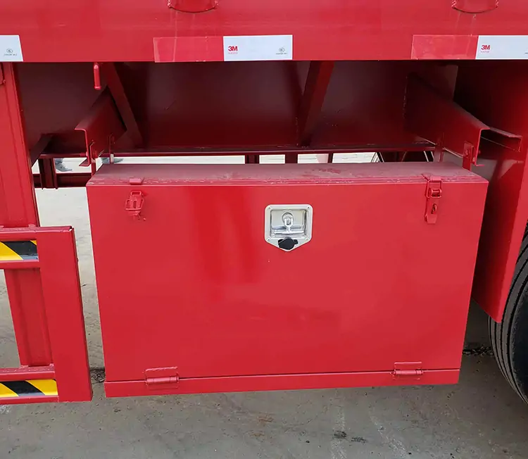 3 Axle Sidewall Semi Truck Trailer-flatbed trailer_skeletal trailer_low bed trailer_dump trailer_cargo trailer-Shandong Jiuzhou Automobile Manufacturing Co., Ltd.