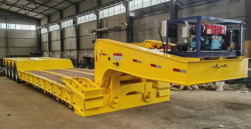 Provider of One-stop Trailer Manufacturer-flatbed trailer_skeletal trailer_low bed trailer_dump trailer_cargo trailer-Shandong Jiuzhou Automobile Manufacturing Co., Ltd.