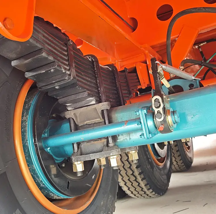 3 Axles 60ton Extendable Lowboy Semi Trailer-flatbed trailer_skeletal trailer_low bed trailer_dump trailer_cargo trailer-Shandong Jiuzhou Automobile Manufacturing Co., Ltd.