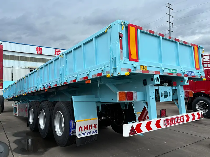 -flatbed trailer_skeletal trailer_low bed trailer_dump trailer_cargo trailer-Shandong Jiuzhou Automobile Manufacturing Co., Ltd.