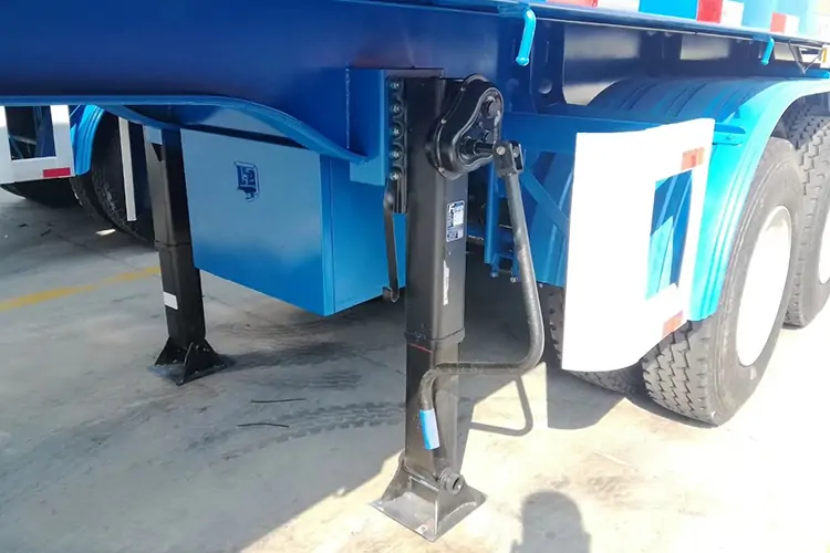 3 Axles 45 Cubic 80 Ton Rear Dump Semi Trailer-flatbed trailer_skeletal trailer_low bed trailer_dump trailer_cargo trailer-Shandong Jiuzhou Automobile Manufacturing Co., Ltd.