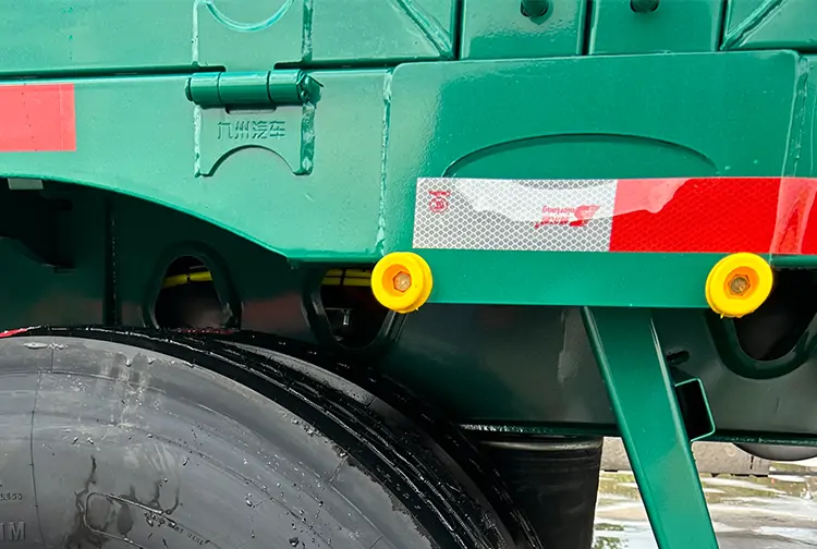 Factory Direct Sale 3 Axle High Steel Sidewall Cargo Fence Semi Trailer-flatbed trailer_skeletal trailer_low bed trailer_dump trailer_cargo trailer-Shandong Jiuzhou Automobile Manufacturing Co., Ltd.