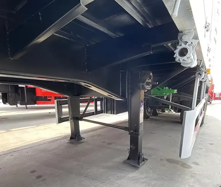 Chinese Factory 45 Cubic 80 Ton Rear Dump Semi Trailer-flatbed trailer_skeletal trailer_low bed trailer_dump trailer_cargo trailer-Shandong Jiuzhou Automobile Manufacturing Co., Ltd.