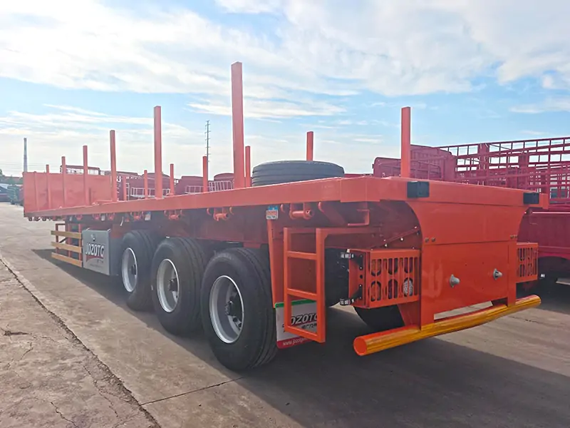Successful Shipment of Flatbed Semi-Trailers to Saudi Arabia-semi trailer-Shandong Jiuzhou Automobile Manufacturing Co., Ltd.