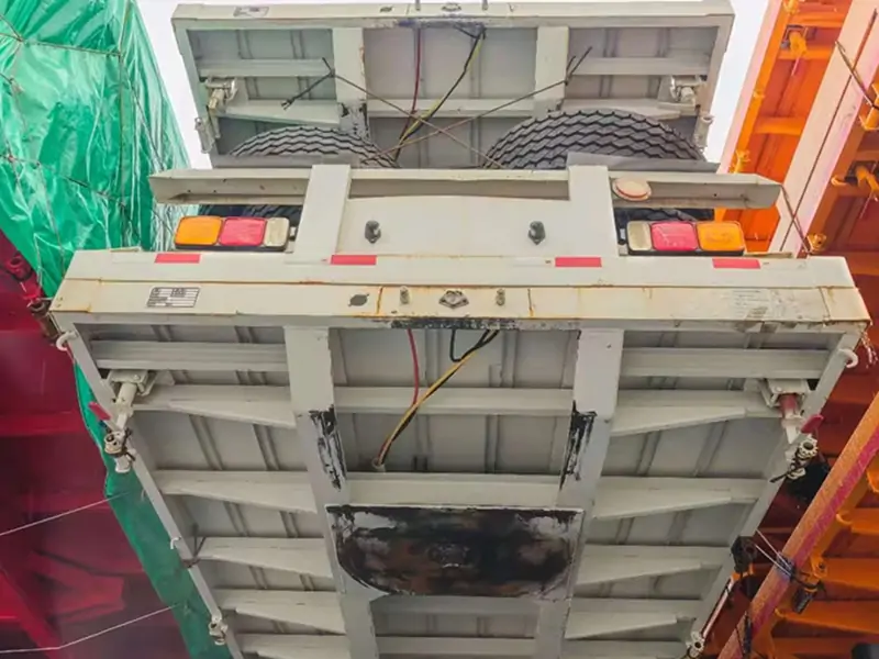 How Flatbed Semi Trailers Are Shipped by Container-semi trailer-Shandong Jiuzhou Automobile Manufacturing Co., Ltd. How Flatbed Semi Trailers Are Shipped by Container-semi trailer-Shandong Jiuzhou Automobile Manufacturing Co., Ltd.
