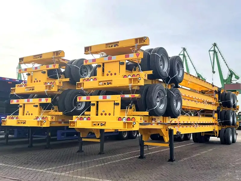 How to Ship Skeletal Semi-Trailers Using Containers-semi trailer-Shandong Jiuzhou Automobile Manufacturing Co., Ltd.