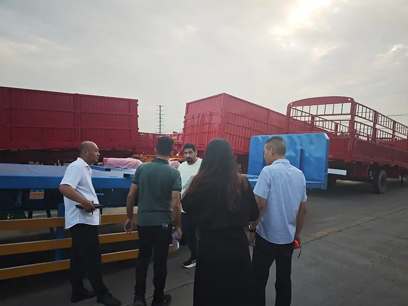 Factory Audit for Flatbed Semi Trailers by Ugandan Clients-semi trailer-Shandong Jiuzhou Automobile Manufacturing Co., Ltd.