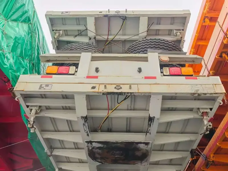 Flatbed Semi Trailer Shipment to Uganda: Reliable Transport for East African Logistics-semi trailer-Shandong Jiuzhou Automobile Manufacturing Co., Ltd.