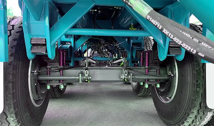 3 Axles Dump Semi Truck Trailer-semi trailer-Shandong Jiuzhou Automobile Manufacturing Co., Ltd.