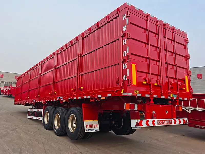 Side Dump Semi-Trailers to Ghana-semi trailer-Shandong Jiuzhou Automobile Manufacturing Co., Ltd. Side Dump Semi-Trailers to Ghana-semi trailer-Shandong Jiuzhou Automobile Manufacturing Co., Ltd.