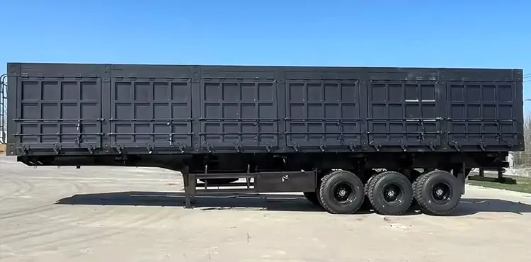40CBM Side End Dumper Semi Trailer-semi trailer-Shandong Jiuzhou Automobile Manufacturing Co., Ltd.