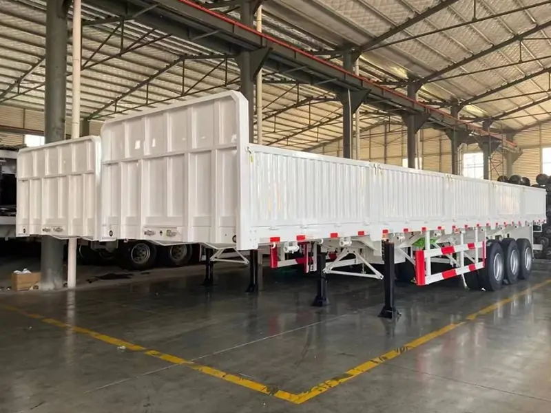 SideWall Semi Trailer Shipment Case to Chile-semi trailer-Shandong Jiuzhou Automobile Manufacturing Co., Ltd. SideWall Semi Trailer Shipment Case to Chile-semi trailer-Shandong Jiuzhou Automobile Manufacturing Co., Ltd.