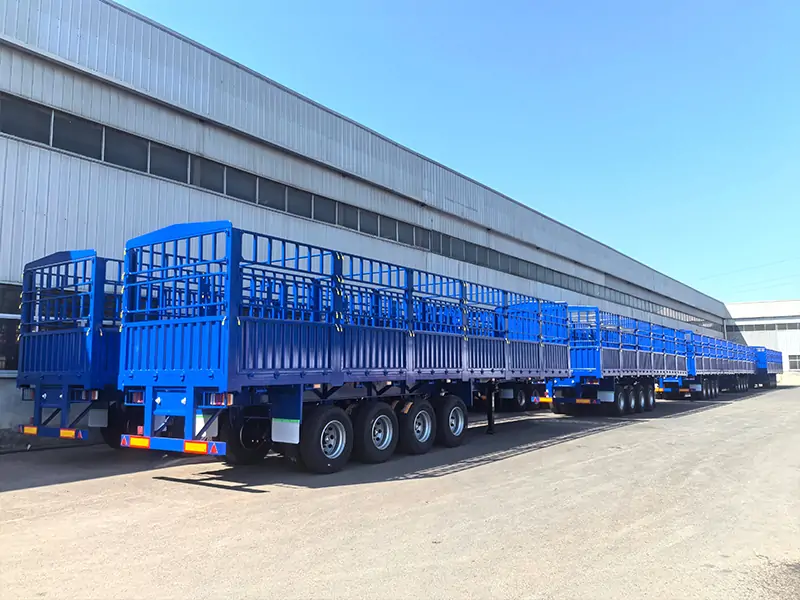 Fence Semi-Trailer Shipment Case to Vietnam-semi trailer-Shandong Jiuzhou Automobile Manufacturing Co., Ltd. Fence Semi-Trailer Shipment Case to Vietnam-semi trailer-Shandong Jiuzhou Automobile Manufacturing Co., Ltd.