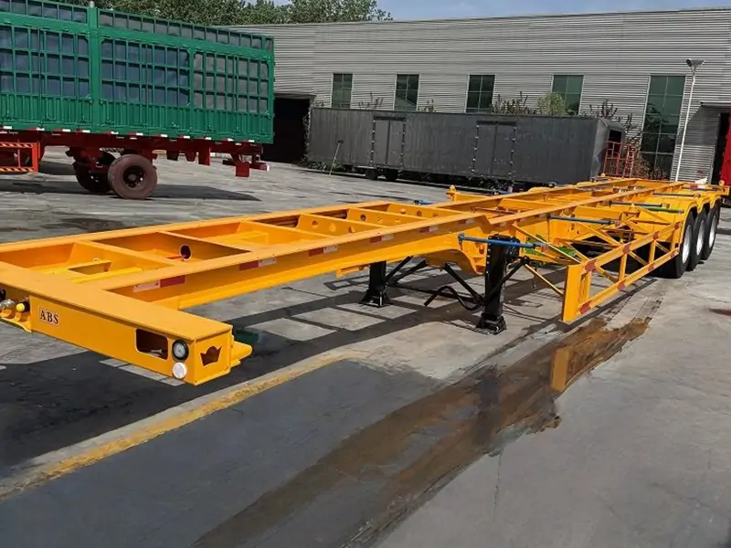 Skeleton Semi-Trailer Shipment to Ghana: A Complete Delivery Case-semi trailer-Shandong Jiuzhou Automobile Manufacturing Co., Ltd.