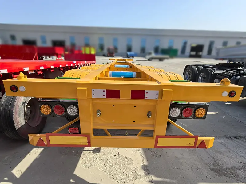 Skeleton Semi-Trailer Shipment to Ghana: A Complete Delivery Case-semi trailer-Shandong Jiuzhou Automobile Manufacturing Co., Ltd.