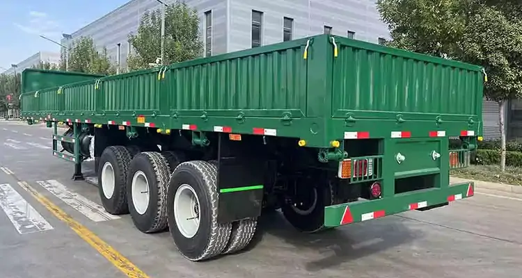 3 Axles 40ft Drop Side Sidewall Semi-Trailer-semi trailer-Shandong Jiuzhou Automobile Manufacturing Co., Ltd. 3 Axles 40ft Drop Side Sidewall Semi-Trailer-semi trailer-Shandong Jiuzhou Automobile Manufacturing Co., Ltd.