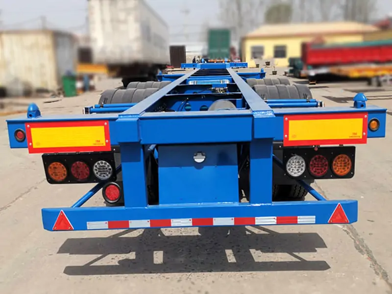 Skeleton Semi Trailer Shipment to Africa-semi trailer-Shandong Jiuzhou Automobile Manufacturing Co., Ltd. Skeleton Semi Trailer Shipment to Africa-semi trailer-Shandong Jiuzhou Automobile Manufacturing Co., Ltd.