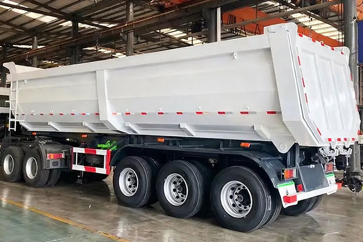 3 Axle 45CBM U Dump Semi Trailer-semi trailer-Shandong Jiuzhou Automobile Manufacturing Co., Ltd. 3 Axle 45CBM U Dump Semi Trailer-semi trailer-Shandong Jiuzhou Automobile Manufacturing Co., Ltd.
