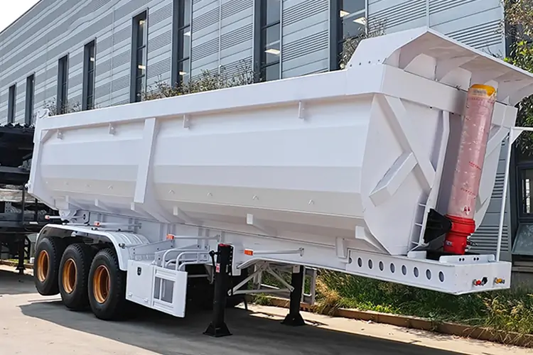 3 Axle 45CBM U Dump Semi Trailer-semi trailer-Shandong Jiuzhou Automobile Manufacturing Co., Ltd. 3 Axle 45CBM U Dump Semi Trailer-semi trailer-Shandong Jiuzhou Automobile Manufacturing Co., Ltd.