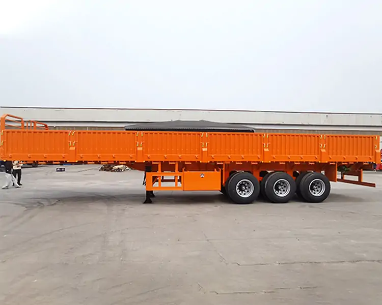 3 Axle 60 Ton Side Wall Semi Trailer-semi trailer-Shandong Jiuzhou Automobile Manufacturing Co., Ltd. 3 Axle 60 Ton Side Wall Semi Trailer-semi trailer-Shandong Jiuzhou Automobile Manufacturing Co., Ltd.