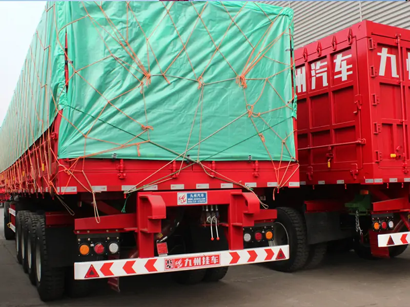Customized Side Dump Trailer Set Sail for Nigeria-semi trailer-Shandong Jiuzhou Automobile Manufacturing Co., Ltd. Customized Side Dump Trailer Set Sail for Nigeria-semi trailer-Shandong Jiuzhou Automobile Manufacturing Co., Ltd.