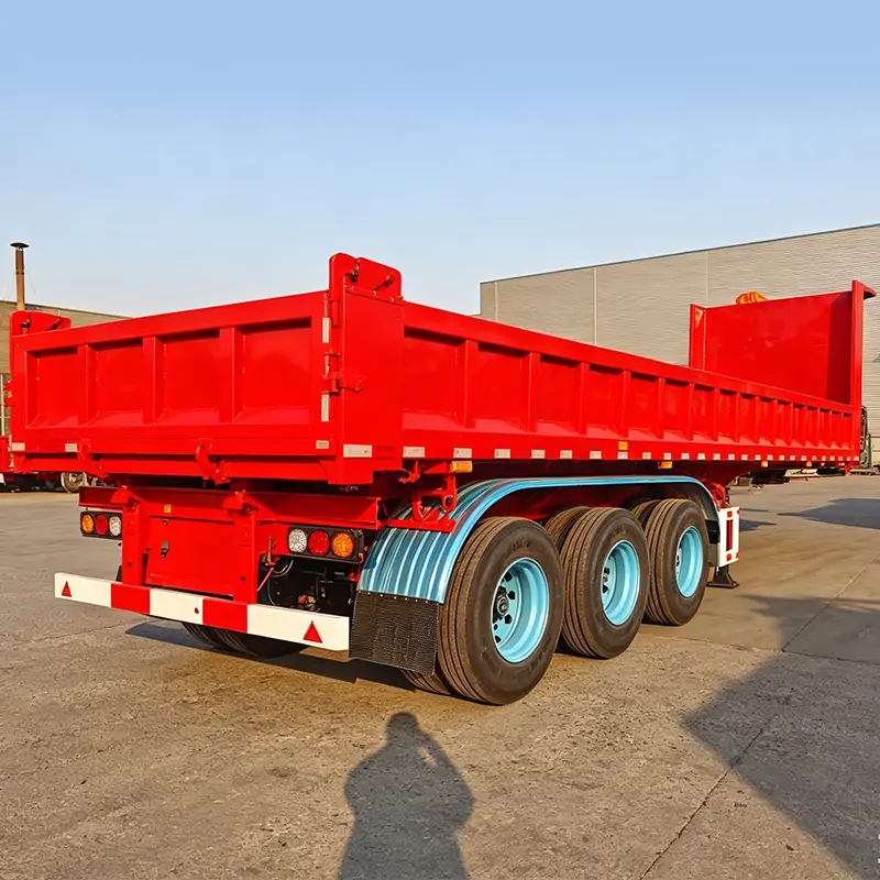 3 Axle Hydraulic Dump Semi trailer-semi trailer-Shandong Jiuzhou Automobile Manufacturing Co., Ltd. 3 Axle Hydraulic Dump Semi trailer-semi trailer-Shandong Jiuzhou Automobile Manufacturing Co., Ltd.
