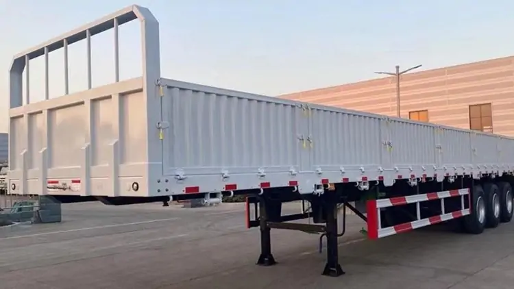 3 Axle 40 Tons Side Wall Semi Trailer-semi trailer-Shandong Jiuzhou Automobile Manufacturing Co., Ltd. 3 Axle 40 Tons Side Wall Semi Trailer-semi trailer-Shandong Jiuzhou Automobile Manufacturing Co., Ltd.