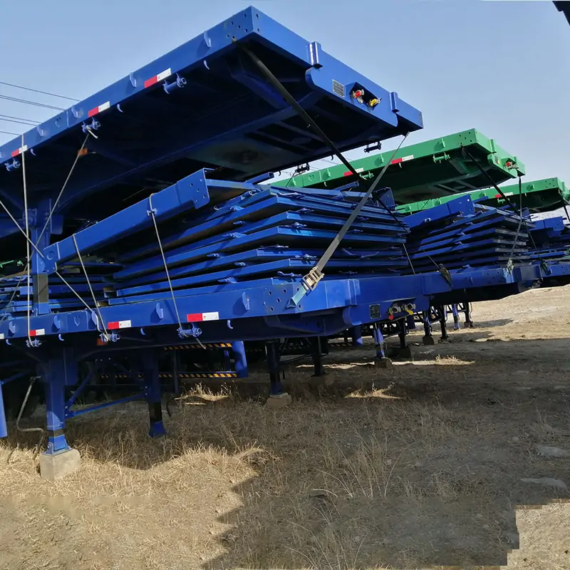 Shandong Jiuzhou Automobile Exports Batch of Dropside Semi-Trailers to Laos, Serving Construction Material Transport Along China-Laos Railway-semi trailer-Shandong Jiuzhou Automobile Manufacturing Co., Ltd. Shandong Jiuzhou Automobile Exports Batch of Dropside Semi-Trailers to Laos, Serving Construction Material Transport Along China-Laos Railway-semi trailer-Shandong Jiuzhou Automobile Manufacturing Co., Ltd.
