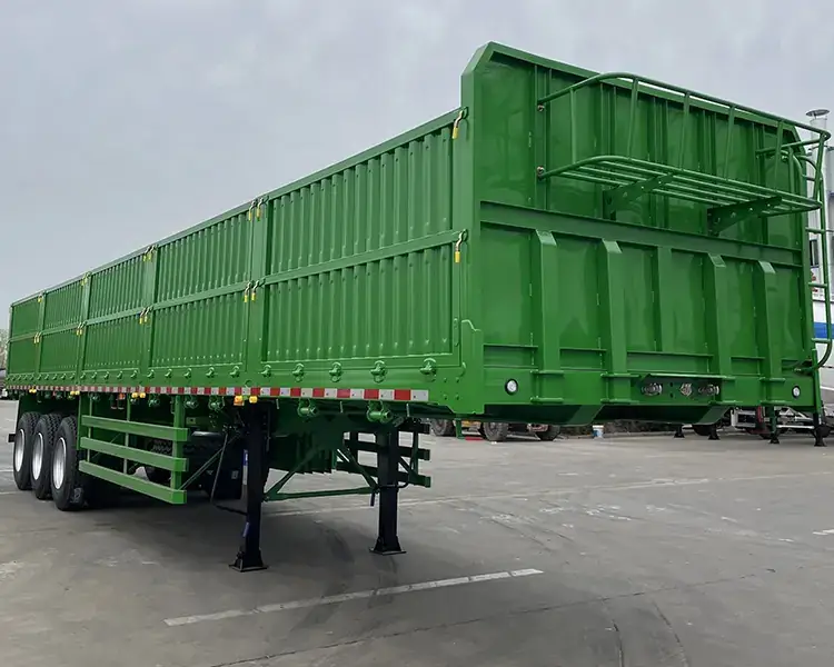 3 Axle 60 Ton Side Wall Semi Trailer-semi trailer-Shandong Jiuzhou Automobile Manufacturing Co., Ltd.