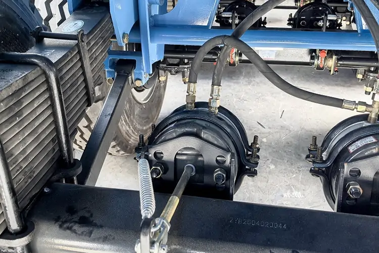 4 Axle 40CBM 80ton Dump Semi Trailer for Sand Transport-semi trailer-Shandong Jiuzhou Automobile Manufacturing Co., Ltd.