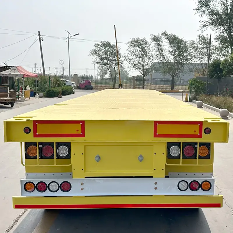 Flatbed Semi Trailer Shipped to Ghana-semi trailer-Shandong Jiuzhou Automobile Manufacturing Co., Ltd. Flatbed Semi Trailer Shipped to Ghana-semi trailer-Shandong Jiuzhou Automobile Manufacturing Co., Ltd.